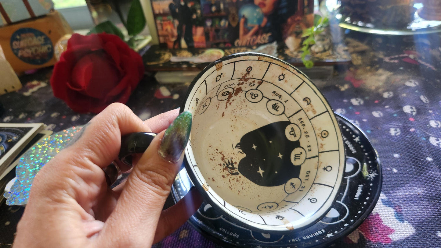 Arabic Coffee Cup Reading with Photos